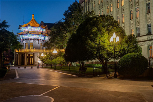 庭院環(huán)境夜景