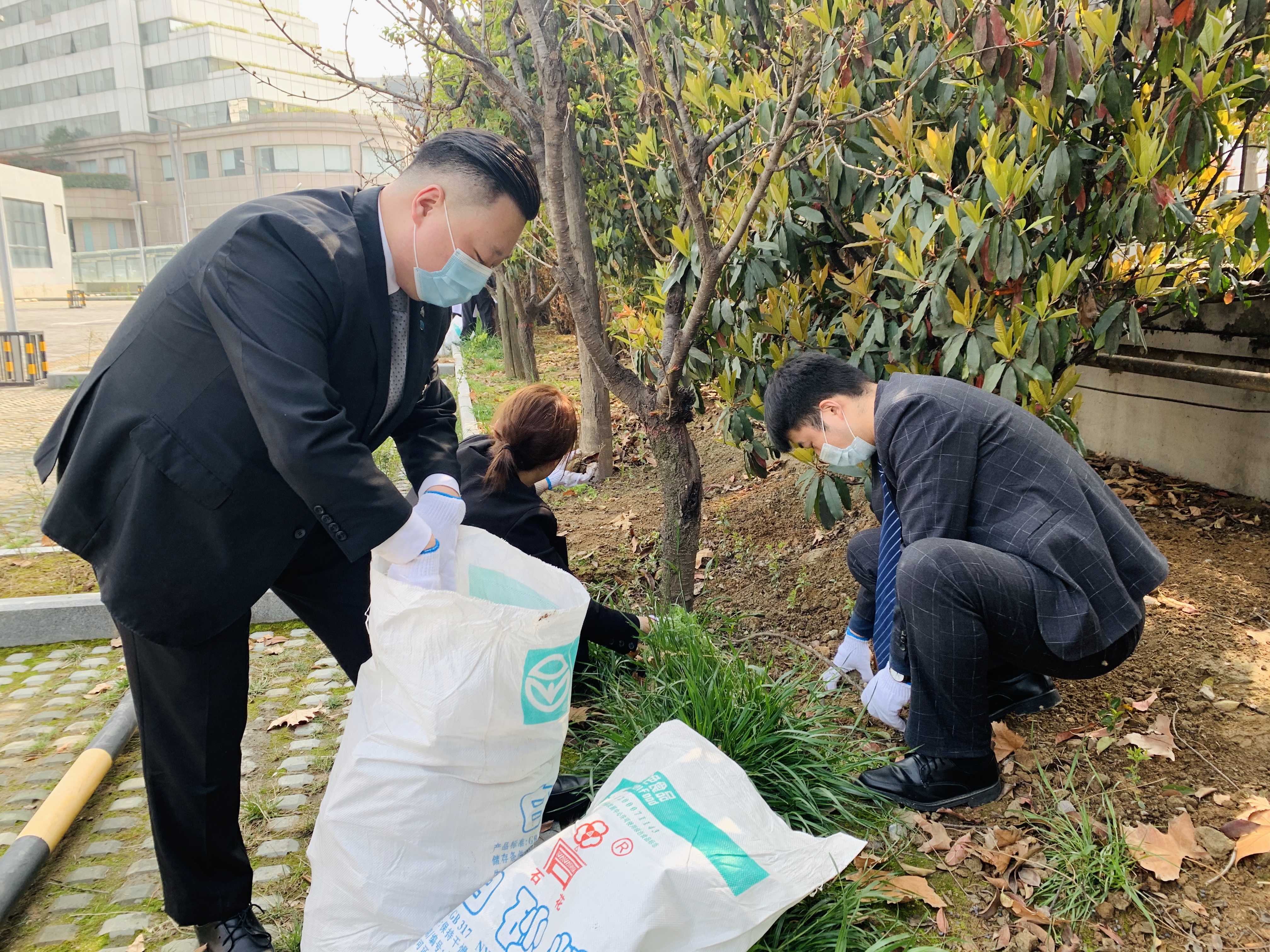 人民大廈組織開展 “我為大廈添新衣”植樹節(jié)活動(dòng)